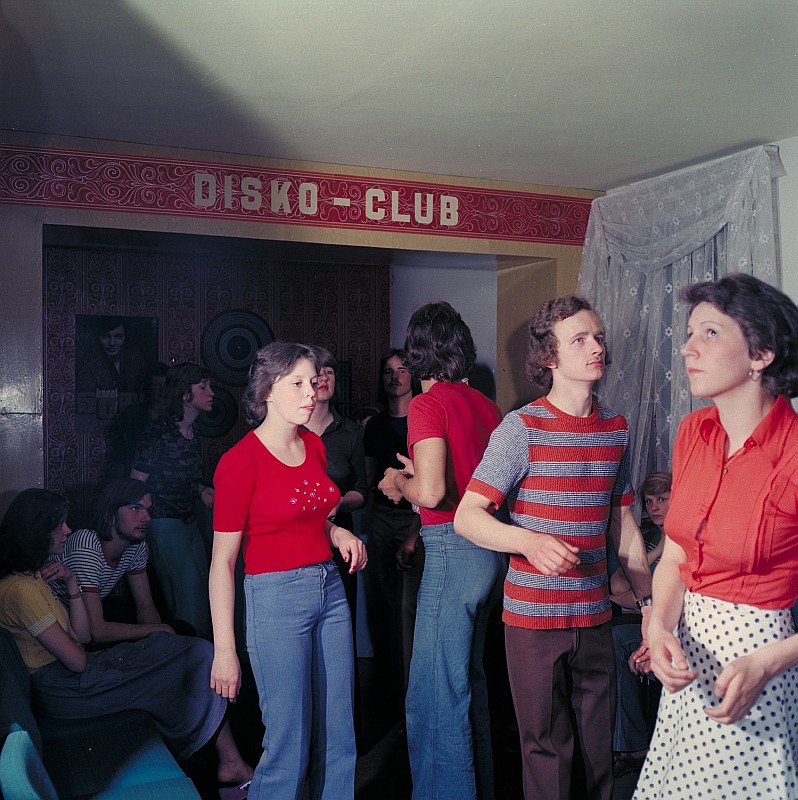 Hausparty in Deutschland in den 1970er Jahren