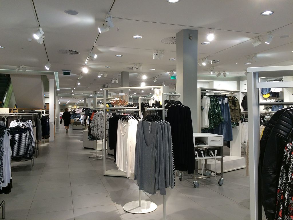 Innere eines H&M-Stores