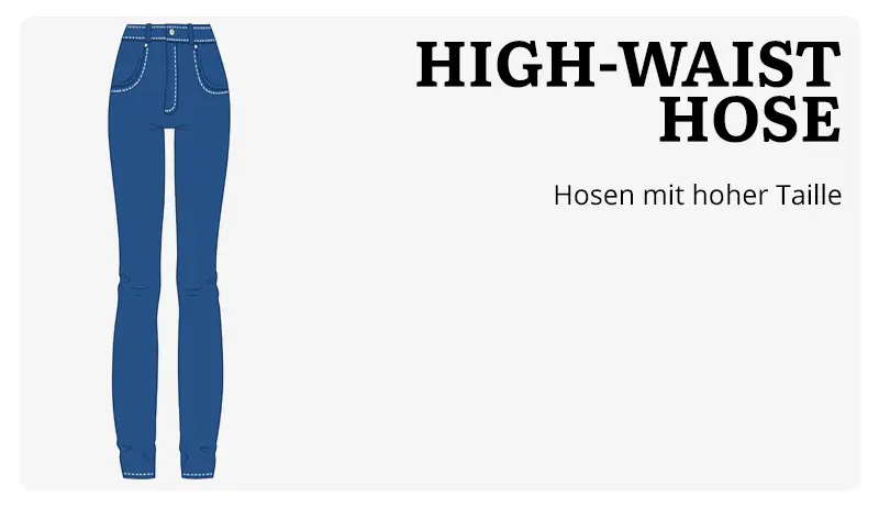 Definition: Was ist eine High-Waist-Hose?