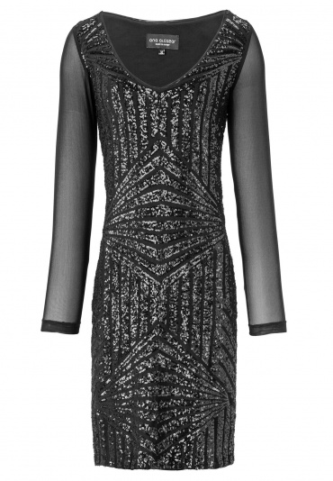ana alcazar Black Label Sequin Dress No. 71 