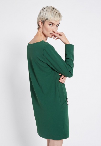Ana Alcazar Wide Dress Rosmy Green 