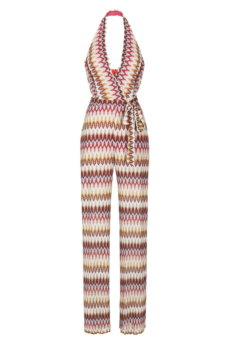 Red-Yellow-Brown Jumpsuit Firenzy in Ajour | Ana Alcazar