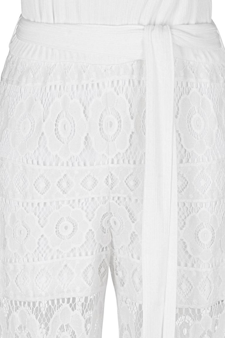 White Lace Jumpsuit Ginnia | Ana Alcazar